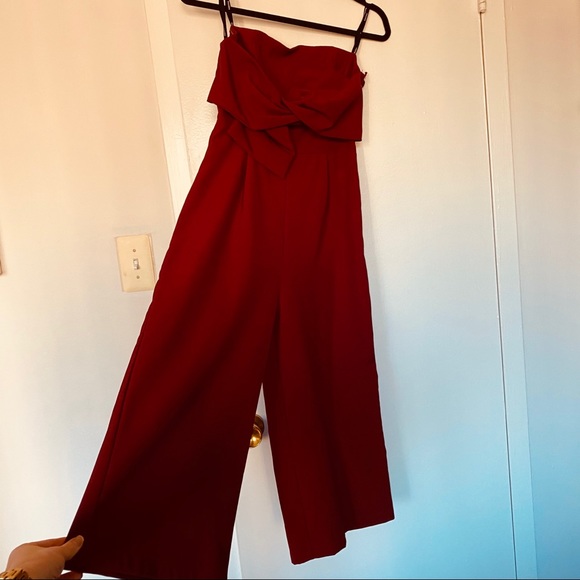 Soieblu Pants - Soieblu strapless jumpsuit